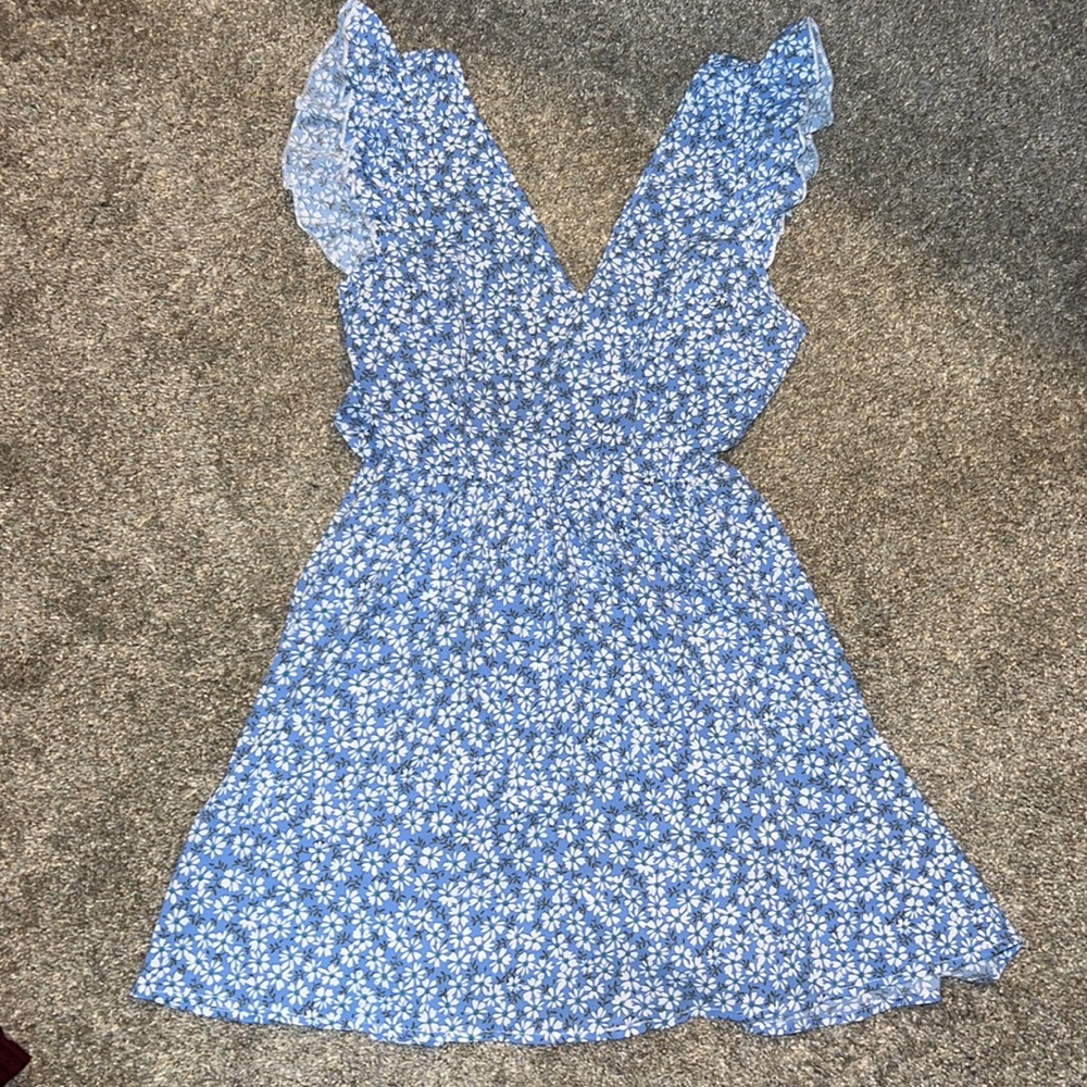 Blue Flowery Dress